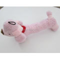 perro de peluche chirriante de peluche mastica juguete